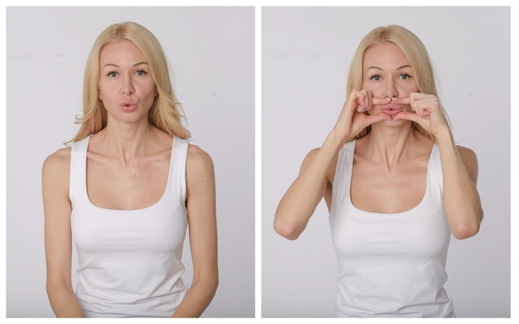 Как делать массаж губ