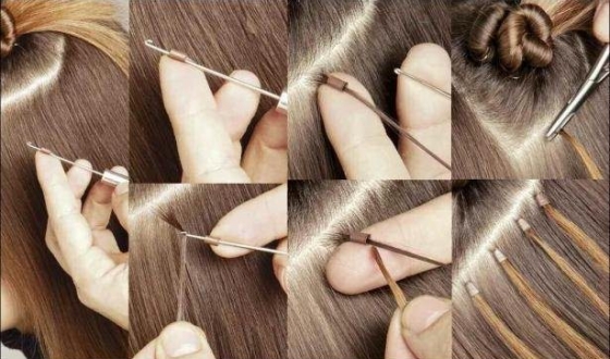 технология наращивания волос