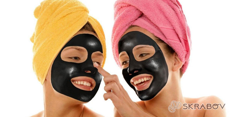 Черная маска для лица дома своими руками 11-7